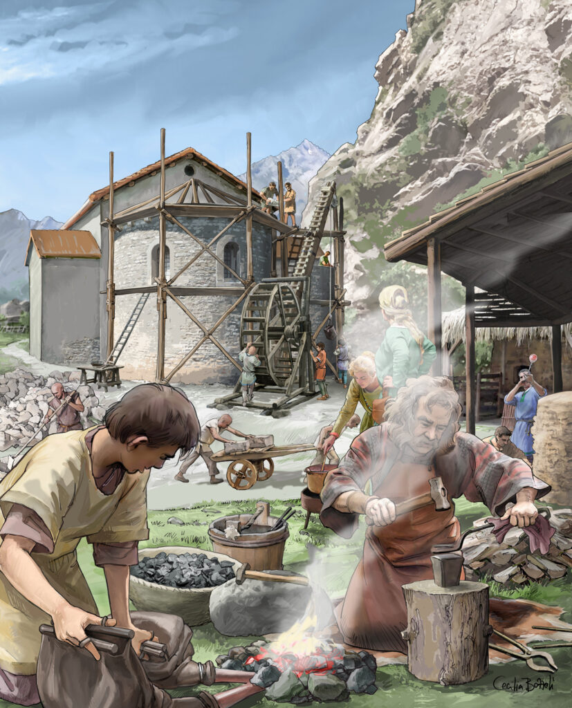 Les ateliers du quartier artisanal de Sous-le-Scex à Sion au 5e siècle