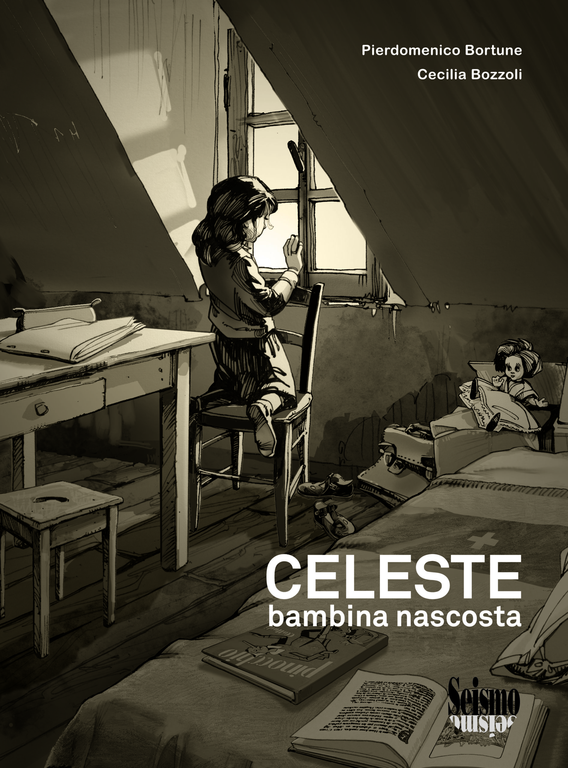 Copertina del fumetto CELESTE bambina nascosta